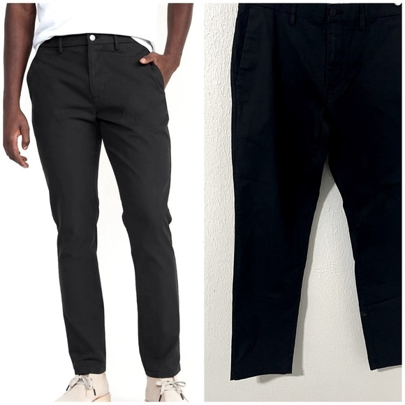 Old Navy Ultimate Tech Slim Built-In Flex Men Chino Pants 33x30 Business Casual - Picture 1 of 6